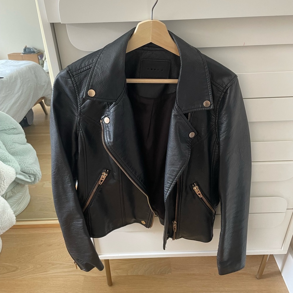 Blank NYC faux leather jacket
